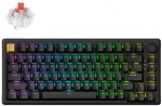 KEYCHRON J2 - US Layout - Super Red Linear - Black Wireless Keyboard