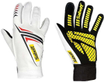 Sabelt Sim Racing G34 Sim Gloves, touch-capable, silicone palm, 216-223mm, white, S