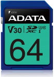ADATA 64GB SDXC UHS-I U3 V30S 95MB/60MB