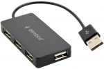 Gembird USB 4port Hub black
