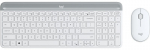 Logitech MK470 Slim Combo (white, DE layout, scissor switch)