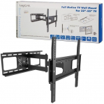 TV wall mount, tilt -20&deg;/+10&deg;, swivel -90&deg;/90&deg;, level adjustment -3&deg;/+3&deg; 32&ndash;55&ldquo;, max. 50 kg