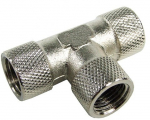 T-piece - internal thread G1/4 - compact - knurled - MSV