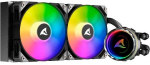 Sharkoon Wasserk&uuml;hlung S80 RGB 2 L&uuml;fter 240mm schwarz
