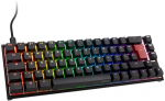 Ducky Mecha Pro SF 65% Gaming Keyboard - Cherry MX Blue, Aluminum, RGB, PBT Keycaps, DE Layout