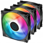 Iceberg Thermal IceGALE ARGB Gen2.0 120mm Black 3-Pack Cooling Fans