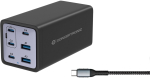 Conceptronic 6-Port GaN Charger 4xUSB-C 2xA 200W PD3.1 PPS black