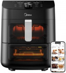 Midea Two Zone Airfryer MAD1100DADK 1850W 4.4/6.4L Black