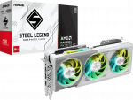 ASRock AMD Radeon RX 9070 XT Steel Legend 16GB Graphics Card
