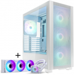 Phanteks XT Pro Ultra Mid Tower Case + Glacier One 360M25 Gen2 DRGB Bundle, White