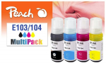 Peach Patrone Epson 103104 MultiPack bk,c,m,y remanufactured