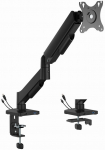 Gembird MA-DA1U-01 Adjustable desk display mounting arm with USB ports, 17&rdquo;-32&rdquo;, black