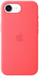 Apple iPhone 17e Silicone Case with MagSafe &ndash; Bright Guava | Apple