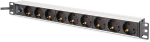 Digitus DN-95437 power distribution unit (PDU) 9 AC outlet(s) 1U Black, Silver
