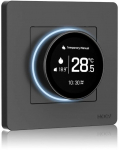 MOES smart thermostat for gas/water boiler, dark grey, ZigBee