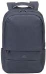 Rivacase 7567 anti-theft Laptop backpack - grey, 17.3"