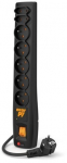 ACAR P7 power extension 1.5 m 7 AC outlet(s) Indoor Black