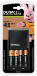 DURACELL battery charger CEF27 + 4pcs batteries