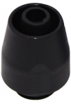 Alphacool HF compression Fitting TPV - 12,7/7,6mm Straight - Black