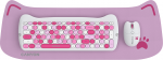 Canyon HSET-W6 Wireless Keyboard + Mouse Kitty Edition Pink