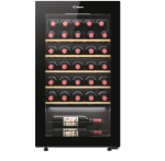 Candy Wine Cooler 438063, class G, freestanding, 34 bottles, black