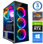 INTOP Ryzen 5 7500F 32GB DDR5 500SSD M.2 NVME+2TB RTX5070 12GB WIN11Pro