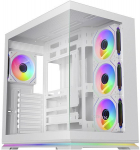 Krux Atron case white, panorama tempered glass