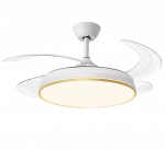 Extralink Phantom Wing 42 Smart WiFi ceiling fan, white, app, 107 cm