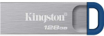 Kingston DataTraveler Kyson 128 GB USB Flash Drive (silver/blue)