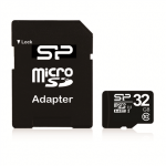 Silicon Power memory card microSDHC 32GB Class 10 + adapter