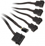 EK Water Blocks EK-Cable Y-Splitter for 4x 4-Pin PWM Fans - 80 cm