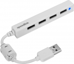 Speedlink USB hub Snappy Slim 4-port USB 2.0 Passive, white (SL-140000-WE)