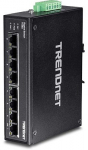Hardened Industrial Switch, Unmanaged, 8 x Gigabit RJ-45, DIN-Rail, IP30