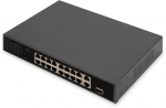 DIGITUS Switch DN-95355 - 16 Ports - 16x GE (10/100/1000) - 1x SFP - 16x PoE