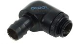 Alphacool HF 10mm (3/8") hose connection 90&deg; rotatable G1/4 with O-ring -...