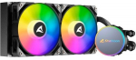 Sharkoon Wasserk&uuml;hlung S70 RGB 2 L&uuml;fter 240mm schwarz