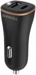 Car Charger USB, USB-C 27W Duracell (Black)
