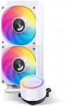 Jonsbo TG-240 AiO Liquid Cooler, ARGB - 240mm, White