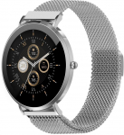 Denver SWC-394S 3.35 cm (1.32") AMOLED 43 mm Analog 466 x 466 pixels Silver