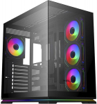 Krux Atron case black, panorama tempered glass