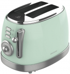 Cecotec Toaster | Toast&Taste 800 Vintage | Power 850 W | Number of slots 2 | Housing material Stainless steel | Light G