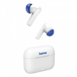 Hama In ear headphones true wireless ANC passion clear II white