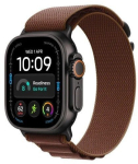 Apple Smartwatch Watch Ultra 4 GPS + Cellular 49mm Black Titanium Case with Burgundy Alpine Loop - M