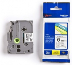 Brother | TZe-211 Laminated Tape | Black on White | TZe | 8 m | 6 cm