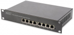 Digitus 8 Port Gigabit PoE Switch, 10 Inch, Unmanaged