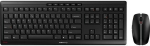 CHERRY Stream Desktop Recharge keyboard Mouse included Universal RF Wireless QWERTY English Black