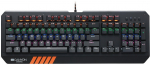 CANYON Hazard GK-6, Wired multimedia gaming keyboard with lighting effect, 108pcs rainbow LED, Numbers 104keys, EN doubl