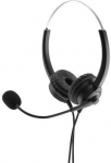 MediaRange binaural stereo USB 2.0 headset black
