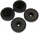 Phobya housing feet M4x10 - 4 pieces black