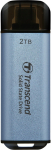 Transcend ESD300C 2TB External SSD USB Sky Blue